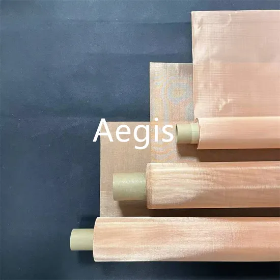 Radiation Proof 60 70 80 90 100 Mesh Phosphor Bronze Wire Cloth for Electromagnetic Shielding 