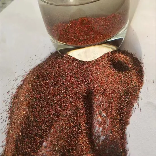 7.8 Hardness 80 Mesh Garnet Sand for Waterjet Cutting 