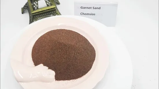 Almandine Garnet Abrasive Sand Water Filtration Garnet Waterjet Cutting Garnet 