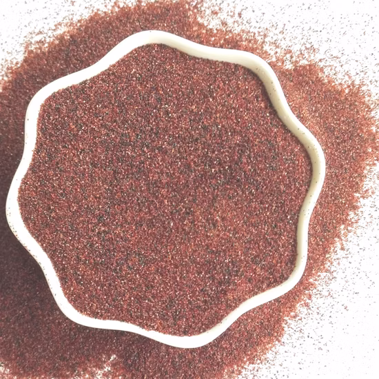Waterjet Abrasive Red Garnet Sandblasting Abrasive Garnet Sand 20 40 30 60 Mesh Grit Media
