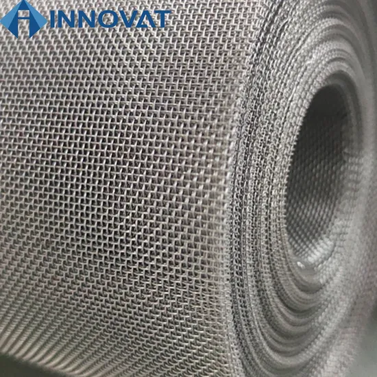 Heater Element Tungsten Wire Filter Mesh/99.95% Black Pure Tungsten Mesh Gauze 120 80 100 Mesh Tungsten Woven Filter Wire Mesh 