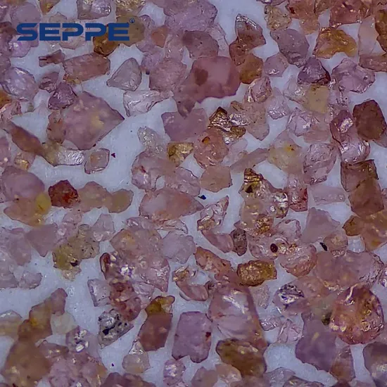 Hot Sale Alluvial Pink Garnet 80 Mesh for Waterjet Cutting 