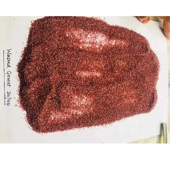 30/60/80/20/40 Garnet for Water Jet Cutting and Sandblasting Abrasive Garnet Sand 30/60 Mesh for Metal Surface Treatment Garnet 