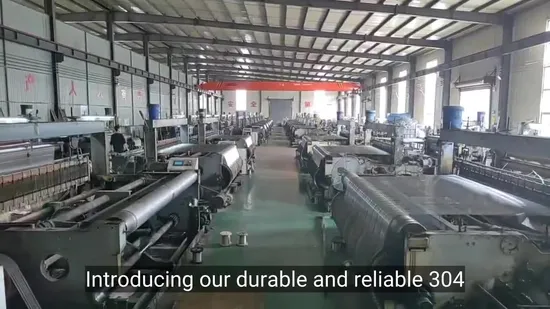 304/316 Ss Steel Wire Meshes Filter Screen 20/40/60 80/100/150/200/300/400 Micron Stainless Steel Woven Mesh Crimped Steel 
